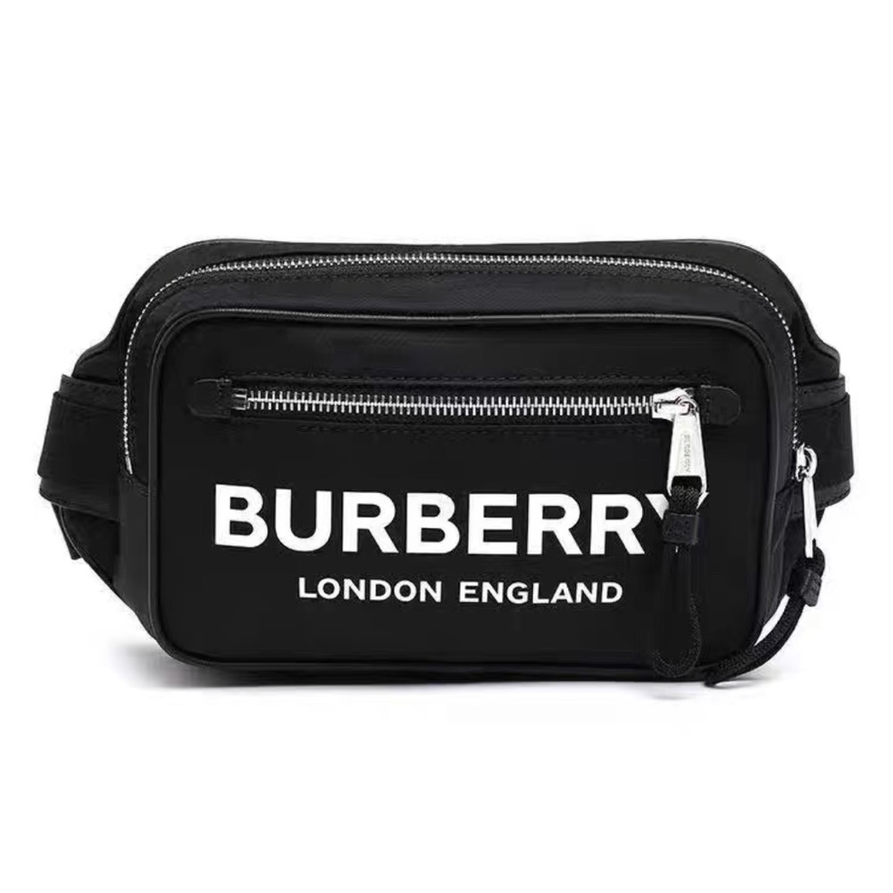 Authentic Burberry Black Belt Bag for Men